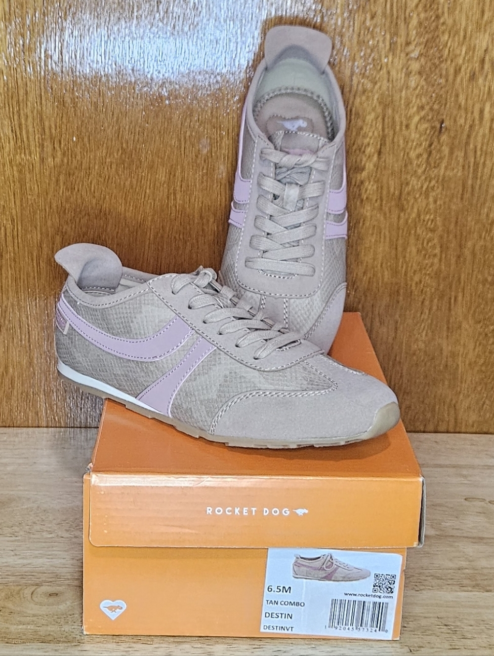 Rocket Dog Destin/Sneakers / Women's/Tan/Plush Foam Insole/Retro/Casual/size 6.5